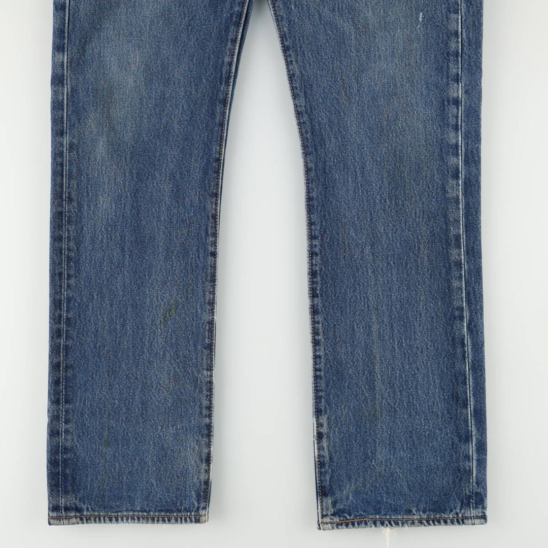 Levi's 501 straight denim pants for men, size W34 cotton blue type Vintage Second Hand