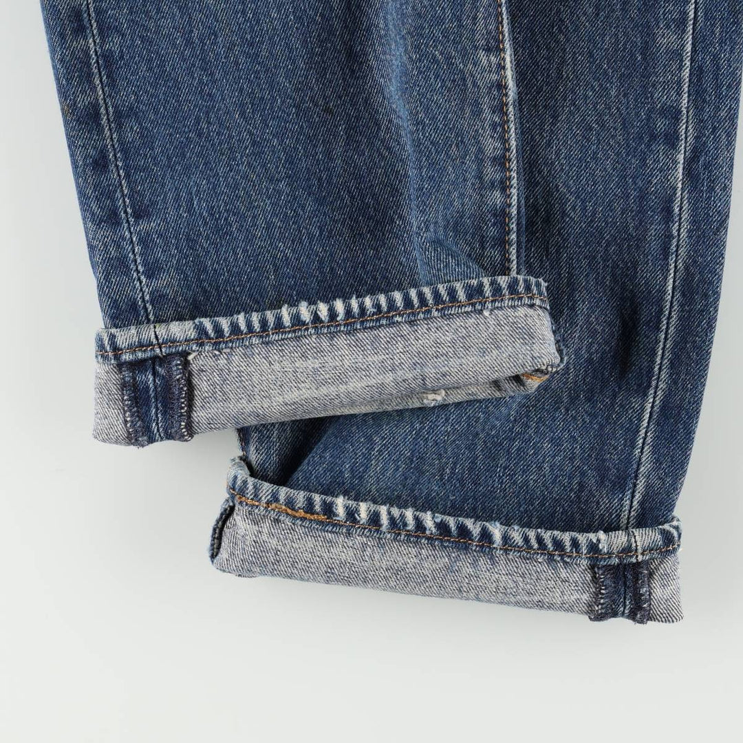 Levi's 501 straight denim pants for men, size W34 cotton blue type Vintage Second Hand