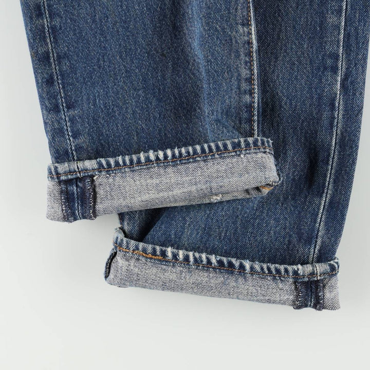 Levi's 501 straight denim pants for men, size W34 cotton blue type Vintage Second Hand