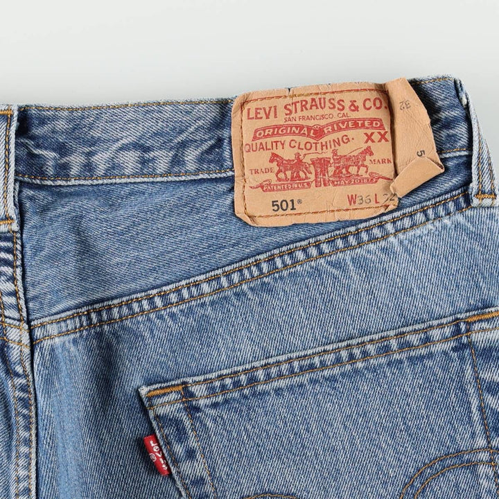 Levi's 501 Euro Model Straight Denim Pants Men's W36 cotton blue type Vintage Second Hand