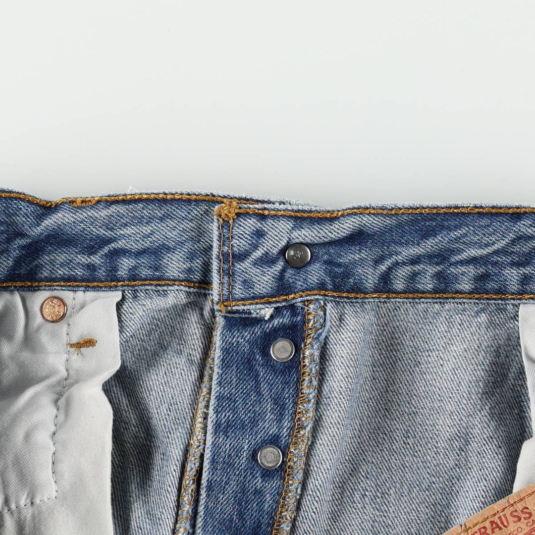 Levi's 501 Euro Model Straight Denim Pants Men's W36 cotton blue type Vintage Second Hand