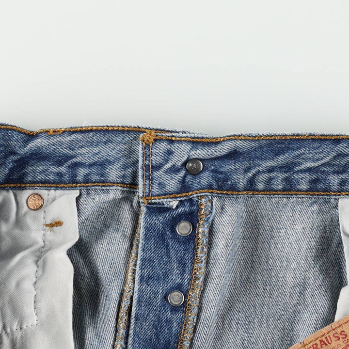 Levi's 501 Euro Model Straight Denim Pants Men's W36 cotton blue type Vintage Second Hand