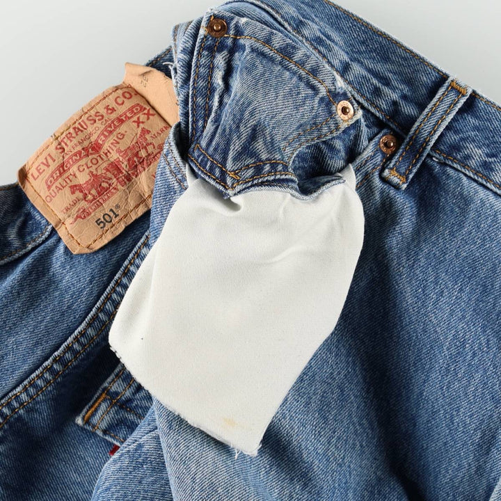 Levi's 501 Euro Model Straight Denim Pants Men's W36 cotton blue type Vintage Second Hand