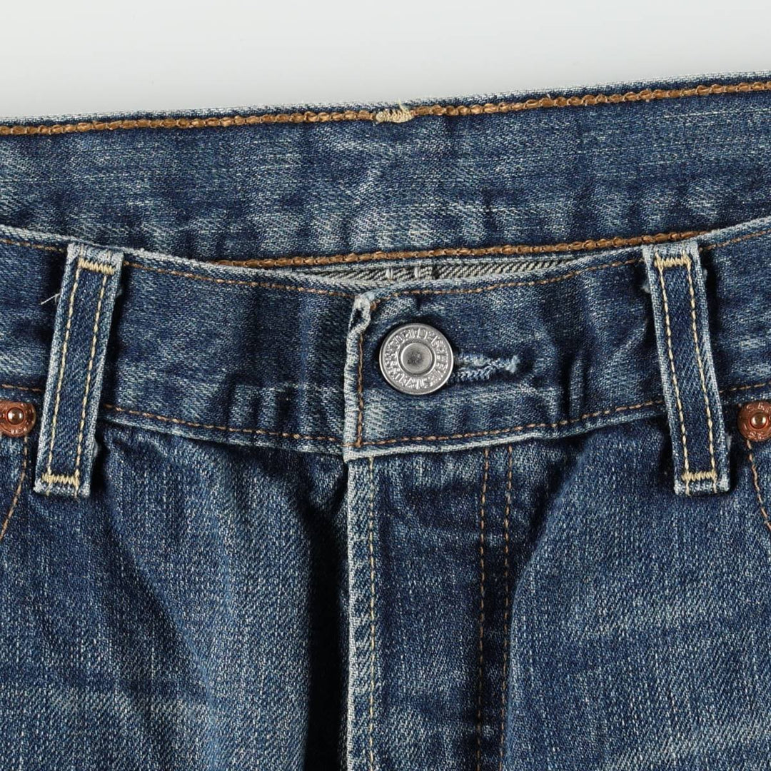 Levi's 501 Euro model straight denim pants for men, size W34 cotton blue type Vintage Second Hand