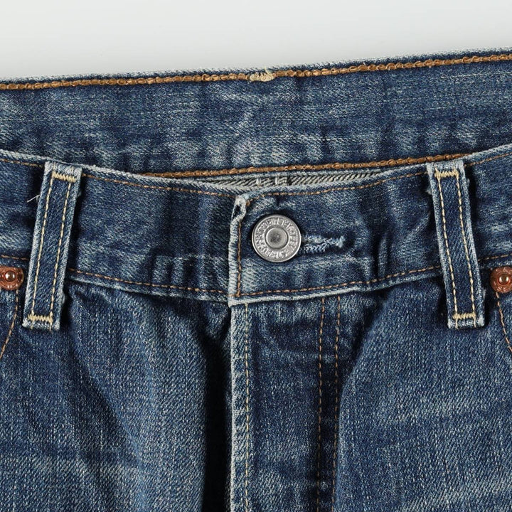 Levi's 501 Euro model straight denim pants for men, size W34 cotton blue type Vintage Second Hand