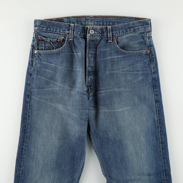 Levi's 501 Euro model straight denim pants for men, size W34 cotton blue type Vintage Second Hand