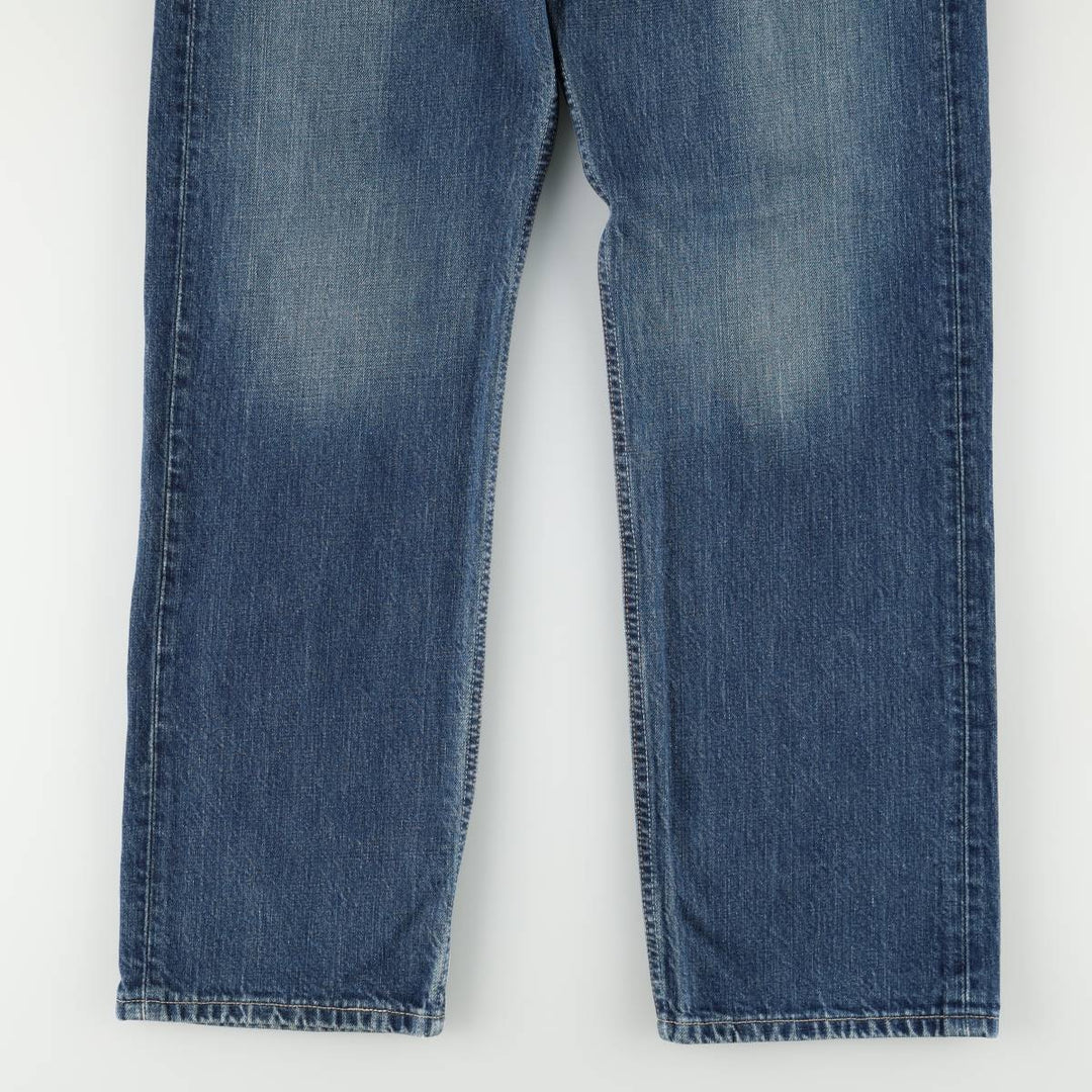 Levi's 501 Euro model straight denim pants for men, size W34 cotton blue type Vintage Second Hand