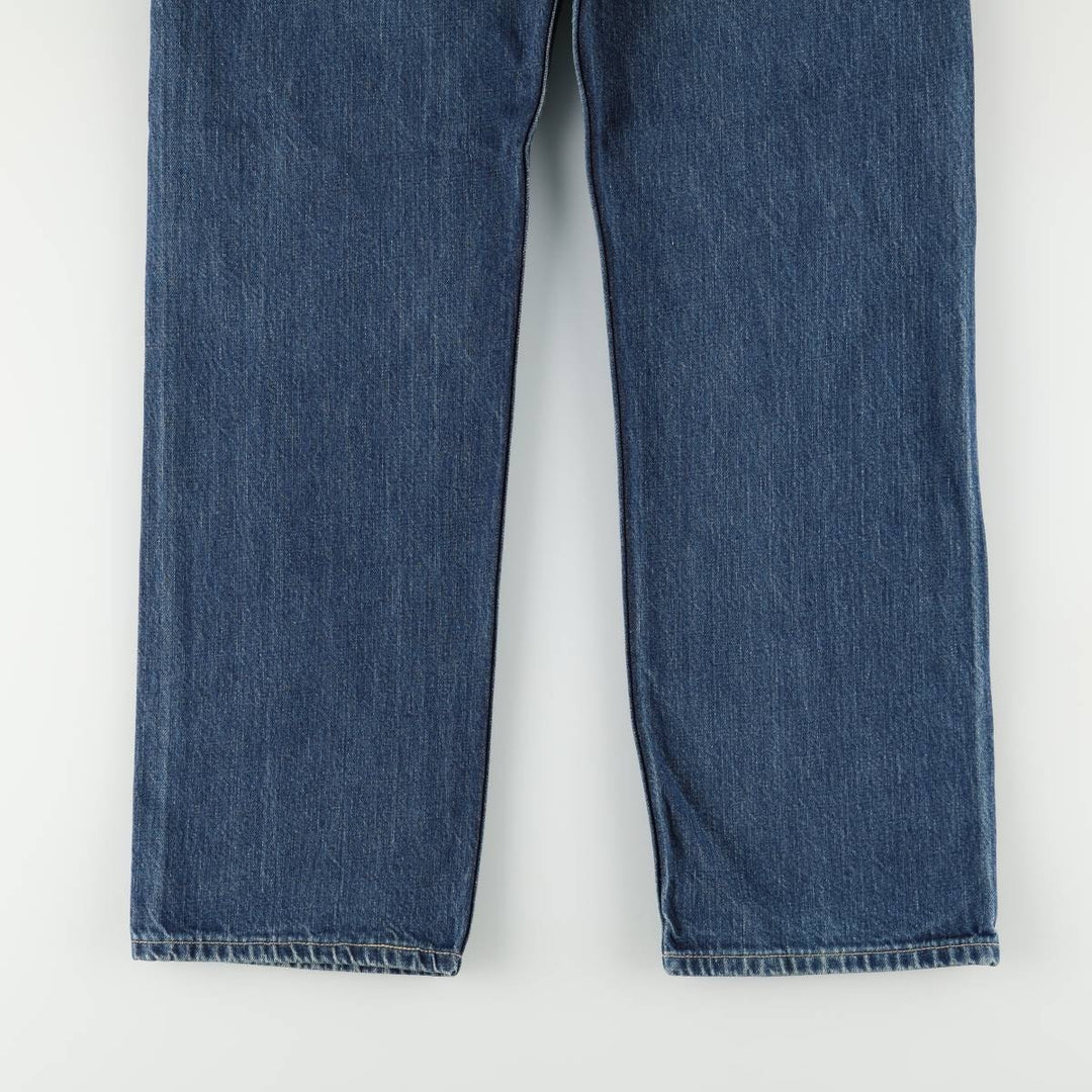 Levi's 501 Euro model straight denim pants for men, size W34 cotton blue type Vintage Second Hand