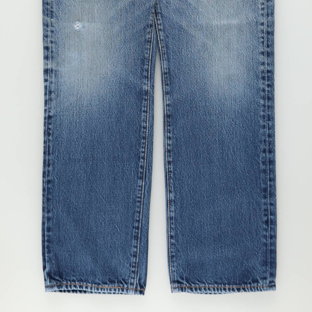 Levi's 501 BIG E Straight Denim Pants, Men's Size W34 (approx.) cotton blue type Vintage Second Hand