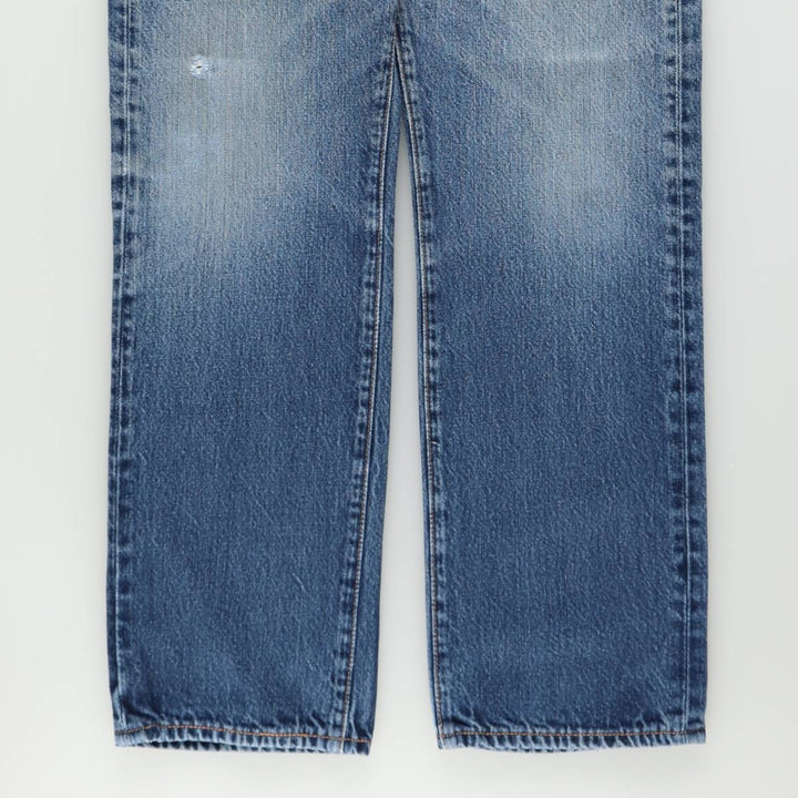 Levi's 501 BIG E Straight Denim Pants, Men's Size W34 (approx.) cotton blue type Vintage Second Hand