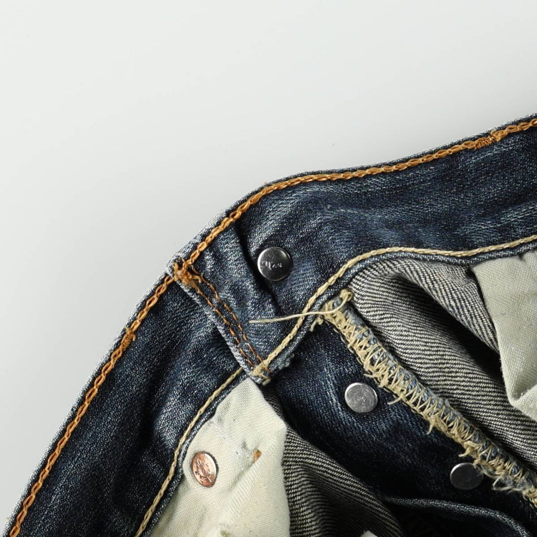 Vintage Levi's 501-0089 Euro Model Straight Denim Pants, Men's Size W31 (approx.) cotton blue type Vintage Second Hand