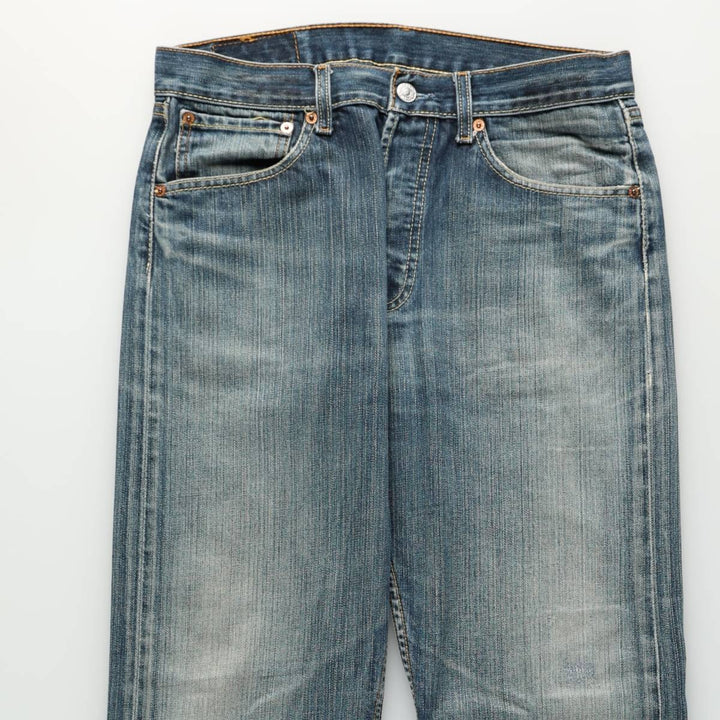 Vintage Levi's 501-0089 Euro Model Straight Denim Pants, Men's Size W31 (approx.) cotton blue type Vintage Second Hand