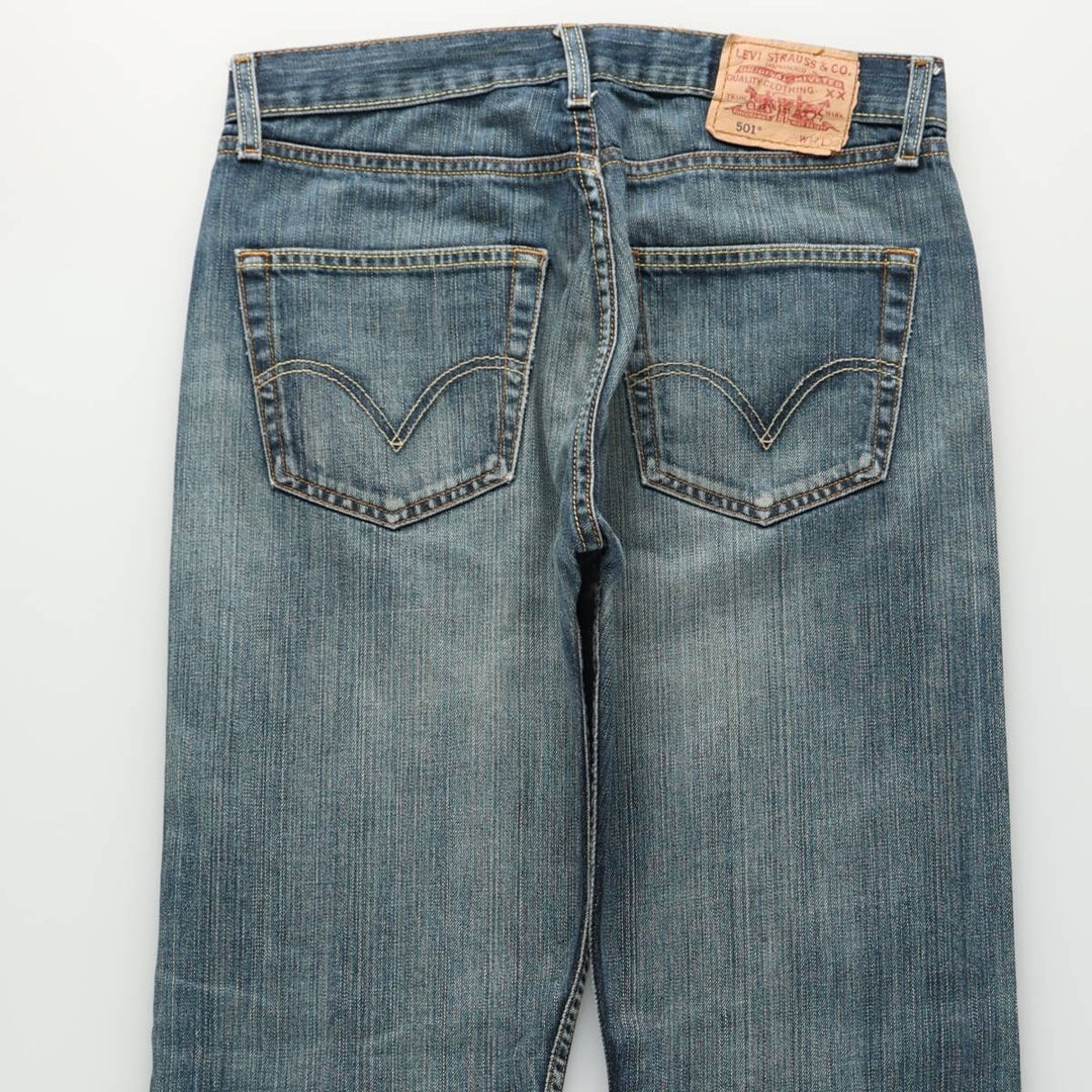Vintage Levi's 501-0089 Euro Model Straight Denim Pants, Men's Size W31 (approx.) cotton blue type Vintage Second Hand