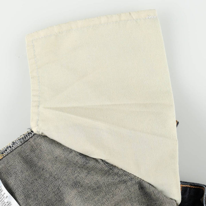 Levi's Levi's 501 STRAIGHT LEG BUTTON-FLY Euro model straight denim pants for men, equivalent to w34 cotton Navy blue Vintage Second Hand