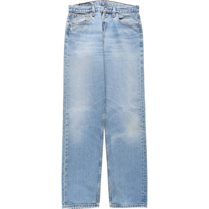 2000'S Levi's 501-0114 Euro Model Straight Denim Pants, Men's W31 (approx.) cotton blue type Vintage Second Hand