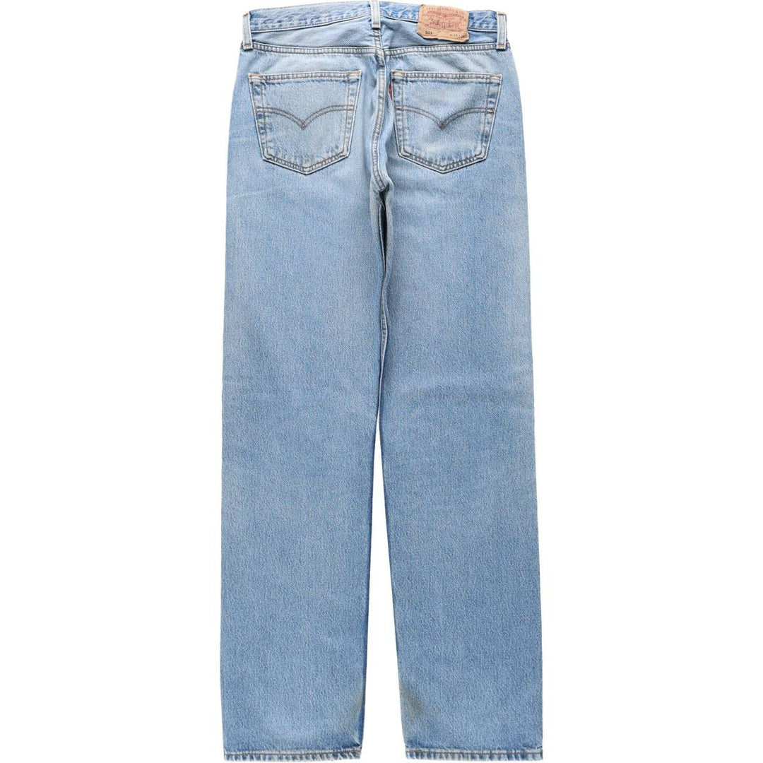 2000'S Levi's 501-0114 Euro Model Straight Denim Pants, Men's W31 (approx.) cotton blue type Vintage Second Hand