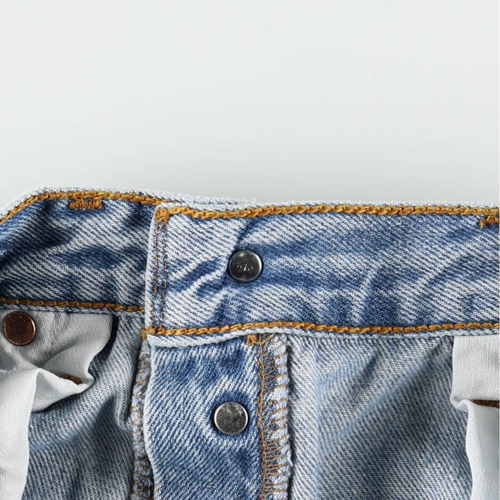 2000'S Levi's 501-0114 Euro Model Straight Denim Pants, Men's W31 (approx.) cotton blue type Vintage Second Hand
