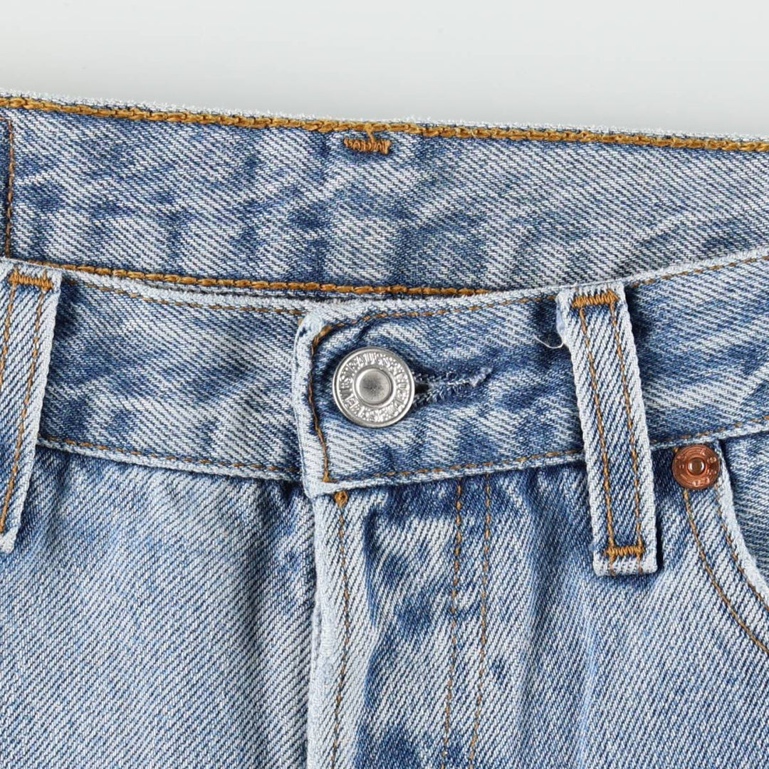 2000'S Levi's 501-0114 Euro Model Straight Denim Pants, Men's W31 (approx.) cotton blue type Vintage Second Hand
