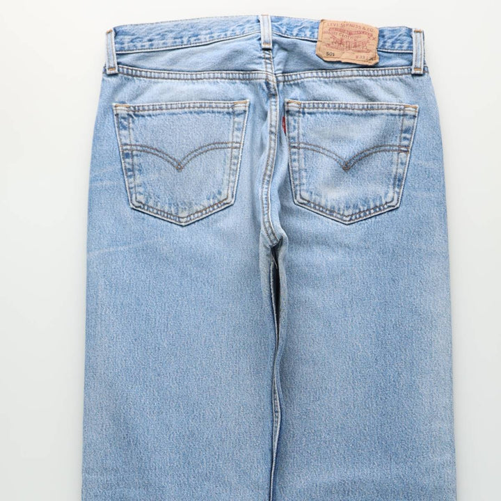 2000'S Levi's 501-0114 Euro Model Straight Denim Pants, Men's W31 (approx.) cotton blue type Vintage Second Hand