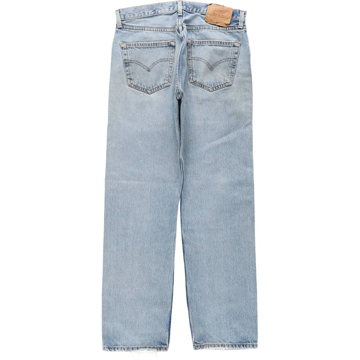 1990'S Levi's 501-0193 Straight Denim Pants, Men's Size W31 (approx.), Vintage cotton blue type Vintage Second Hand
