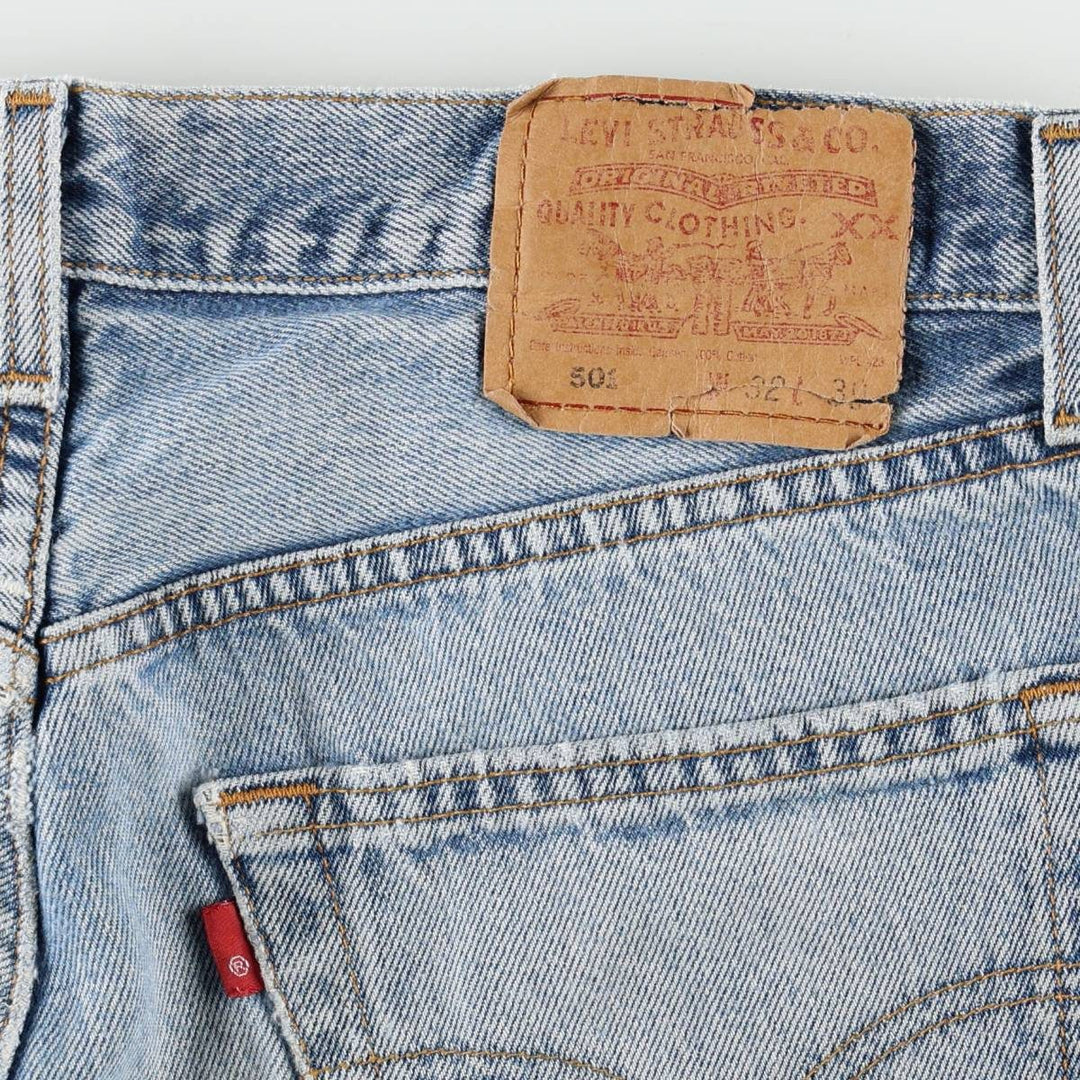1990'S Levi's 501-0193 Straight Denim Pants, Men's Size W31 (approx.), Vintage cotton blue type Vintage Second Hand