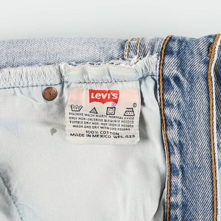1990'S Levi's 501-0193 Straight Denim Pants, Men's Size W31 (approx.), Vintage cotton blue type Vintage Second Hand