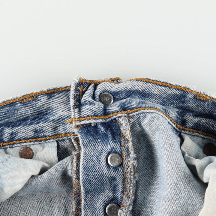 1990'S Levi's 501-0193 Straight Denim Pants, Men's Size W31 (approx.), Vintage cotton blue type Vintage Second Hand