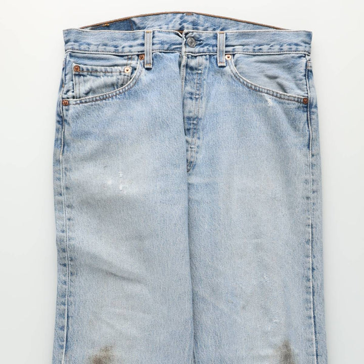 1990'S Levi's 501-0193 Straight Denim Pants, Men's Size W31 (approx.), Vintage cotton blue type Vintage Second Hand