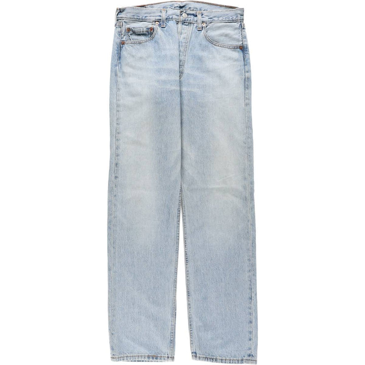 Levi's 501-0167 Straight Denim Pants, Made in England, Men's Size W31 (approx.) cotton blue type Vintage Second Hand