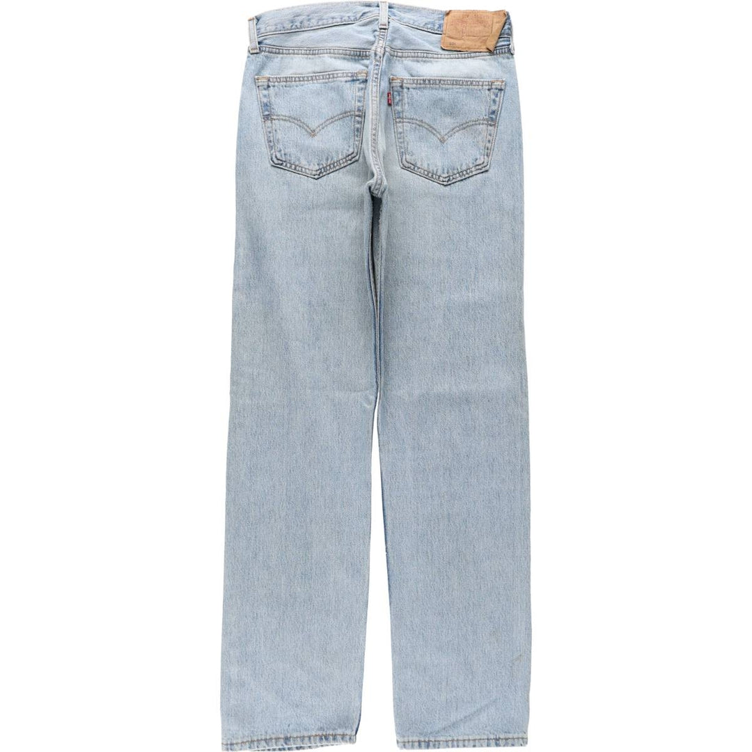 Levi's 501-0167 Straight Denim Pants, Made in England, Men's Size W31 (approx.) cotton blue type Vintage Second Hand