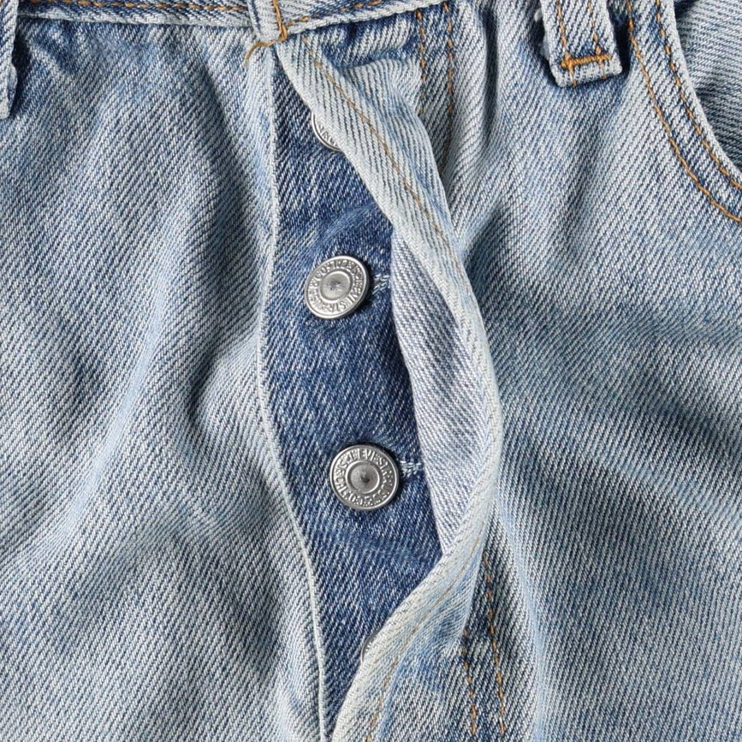 Levi's 501-0167 Straight Denim Pants, Made in England, Men's Size W31 (approx.) cotton blue type Vintage Second Hand