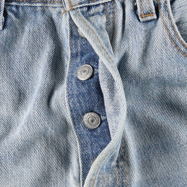 Levi's 501-0167 Straight Denim Pants, Made in England, Men's Size W31 (approx.) cotton blue type Vintage Second Hand