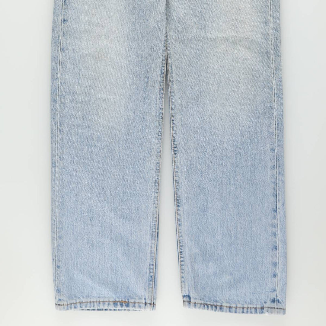 Levi's 501-0167 Straight Denim Pants, Made in England, Men's Size W31 (approx.) cotton blue type Vintage Second Hand
