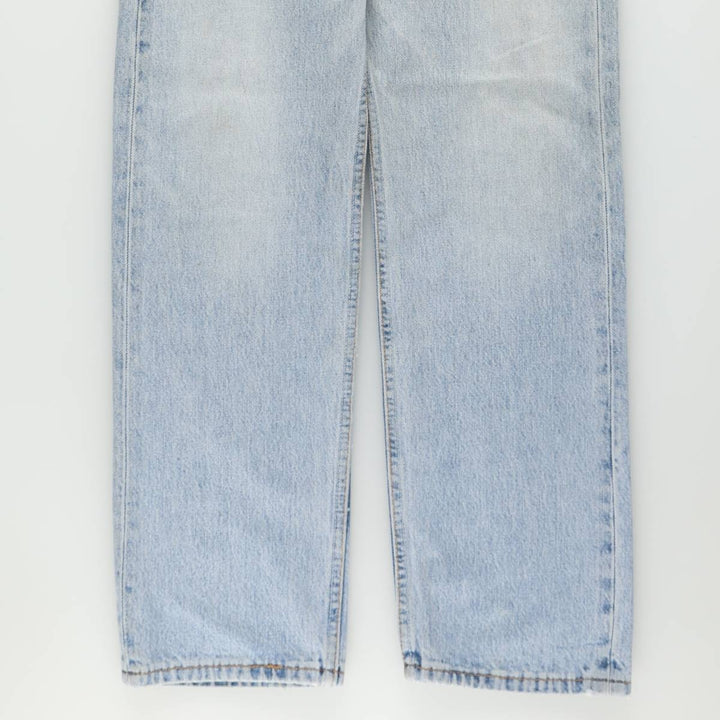 Levi's 501-0167 Straight Denim Pants, Made in England, Men's Size W31 (approx.) cotton blue type Vintage Second Hand