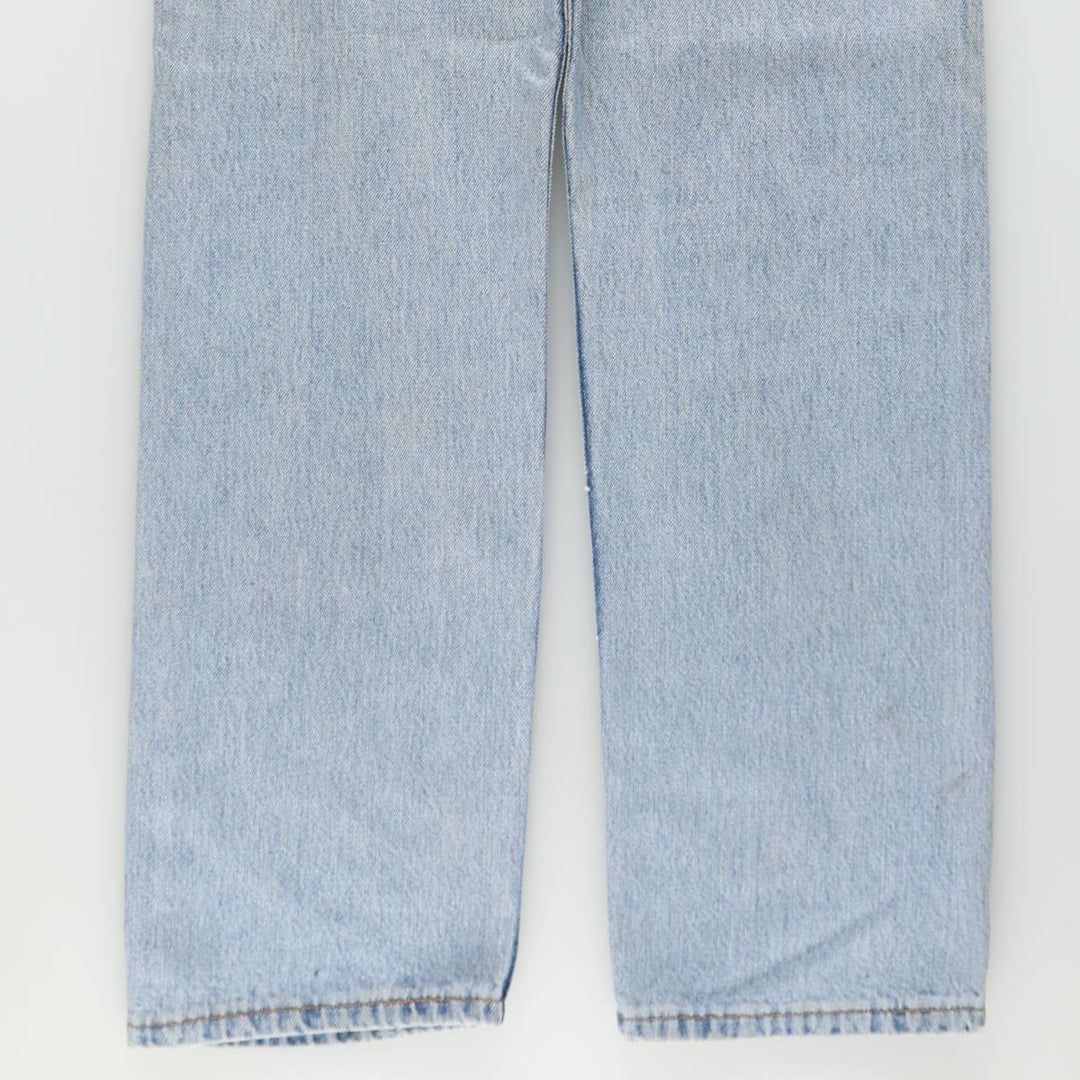 Levi's 501-0167 Straight Denim Pants, Made in England, Men's Size W31 (approx.) cotton blue type Vintage Second Hand