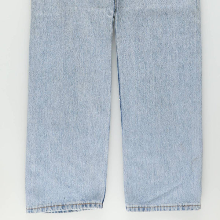 Levi's 501-0167 Straight Denim Pants, Made in England, Men's Size W31 (approx.) cotton blue type Vintage Second Hand