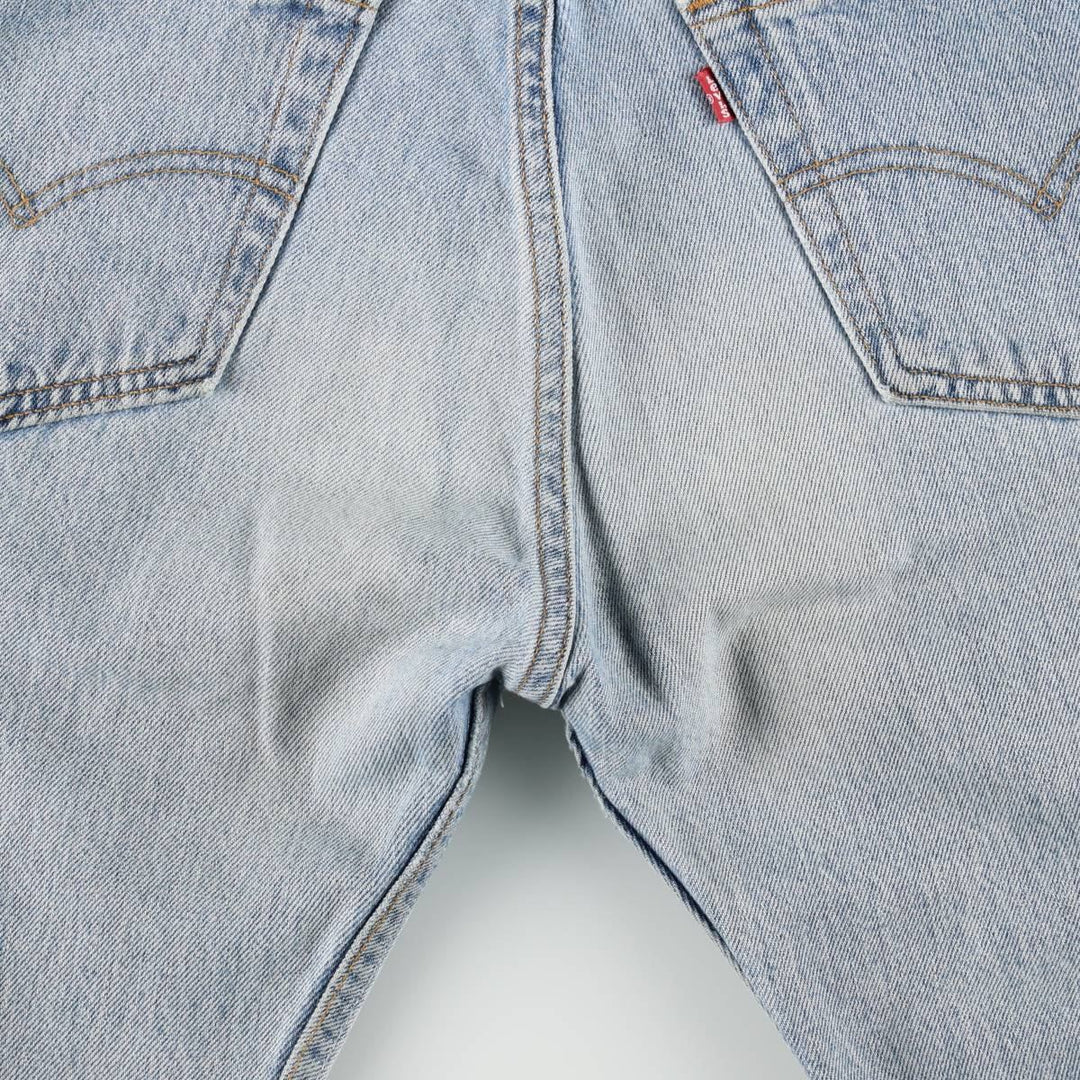 Levi's 501-0167 Straight Denim Pants, Made in England, Men's Size W31 (approx.) cotton blue type Vintage Second Hand