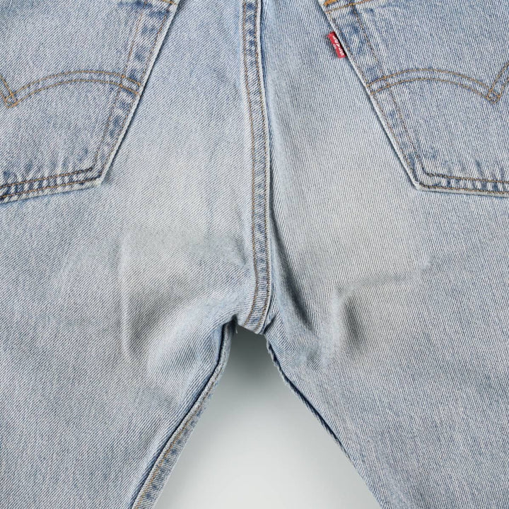 Levi's 501-0167 Straight Denim Pants, Made in England, Men's Size W31 (approx.) cotton blue type Vintage Second Hand