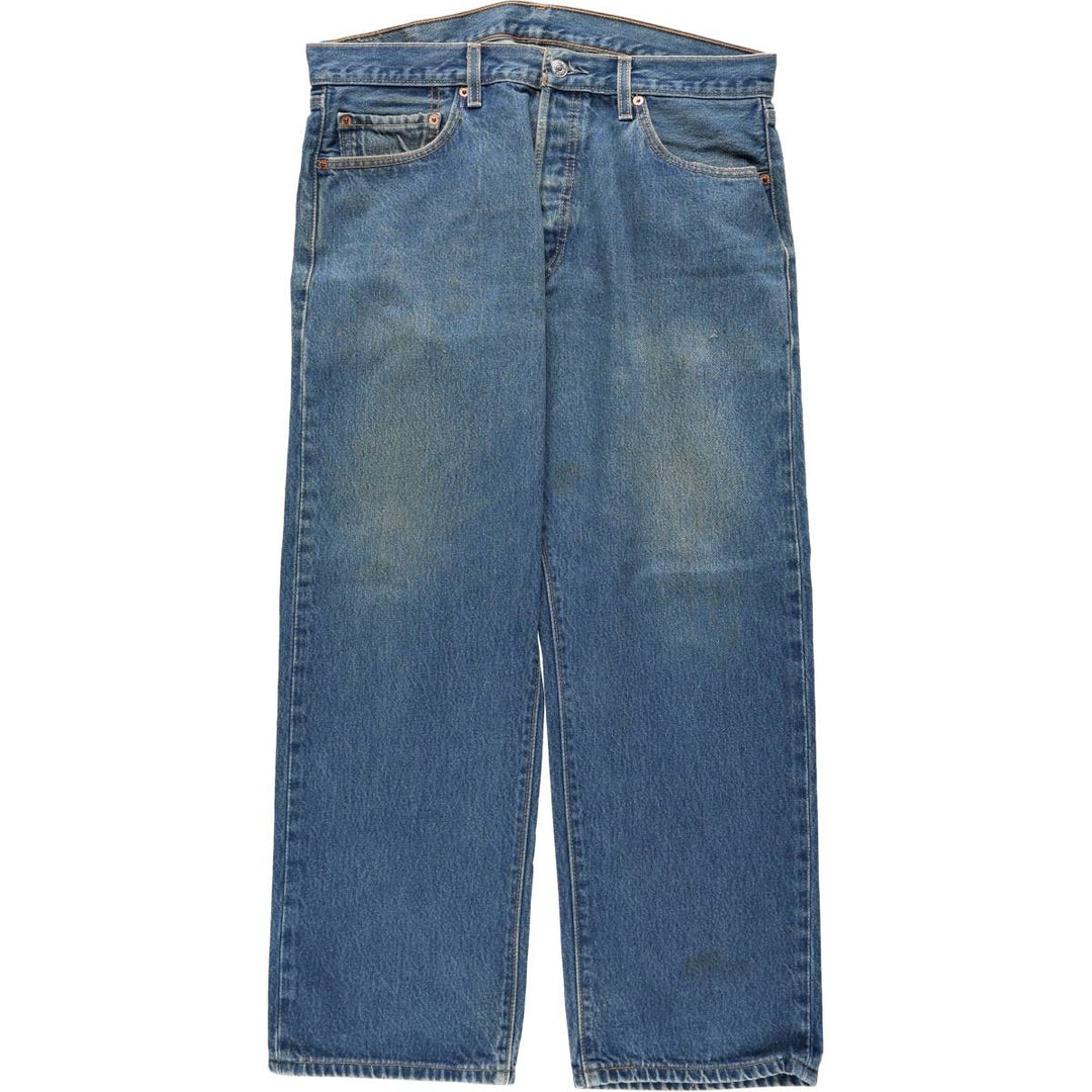 Levi's 501-0000 Straight Denim Pants, Men's Size W34 (approx.) cotton blue type Vintage Second Hand