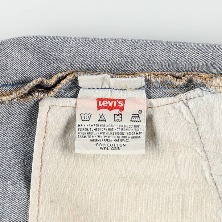 Levi's 501-0000 Straight Denim Pants, Men's Size W34 (approx.) cotton blue type Vintage Second Hand