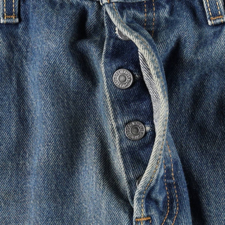 Levi's 501-0000 Straight Denim Pants, Men's Size W34 (approx.) cotton blue type Vintage Second Hand