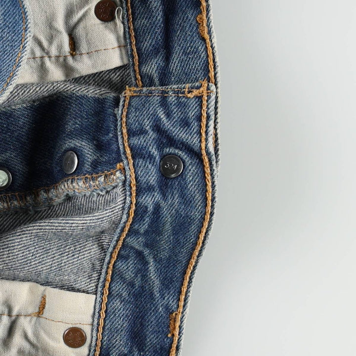 Levi's 501-0000 Straight Denim Pants, Men's Size W34 (approx.) cotton blue type Vintage Second Hand