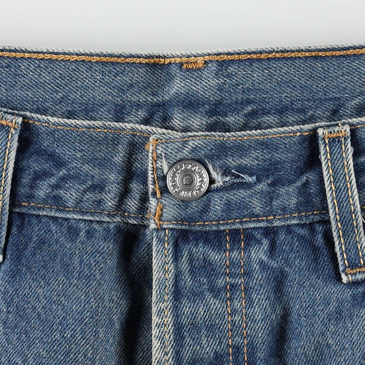 Levi's 501-0000 Straight Denim Pants, Men's Size W34 (approx.) cotton blue type Vintage Second Hand