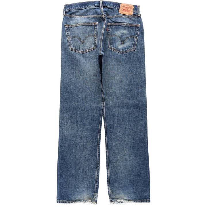 2000'S Levi's 501-0115 Straight Denim Pants, Men's Size W34 (approx.) cotton blue type Vintage Second Hand
