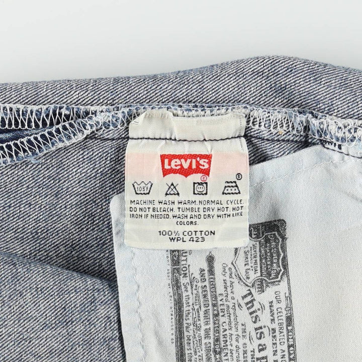 2000'S Levi's 501-0115 Straight Denim Pants, Men's Size W34 (approx.) cotton blue type Vintage Second Hand