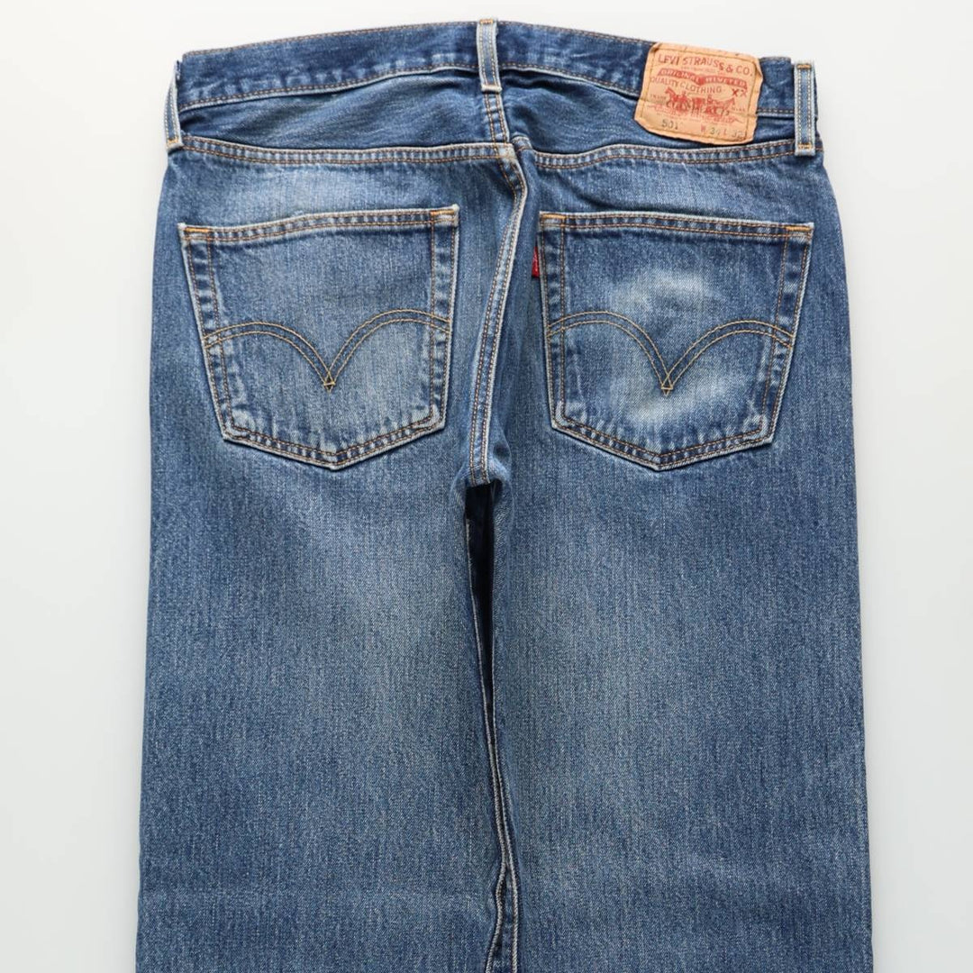 2000'S Levi's 501-0115 Straight Denim Pants, Men's Size W34 (approx.) cotton blue type Vintage Second Hand