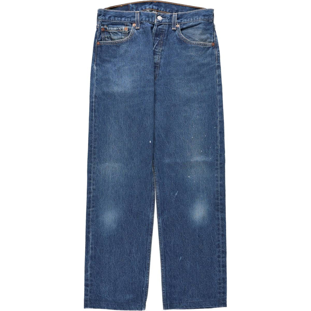 Levi's 501XX Straight Denim Pants, Men's Size W31 (approx.) cotton blue type Vintage Second Hand