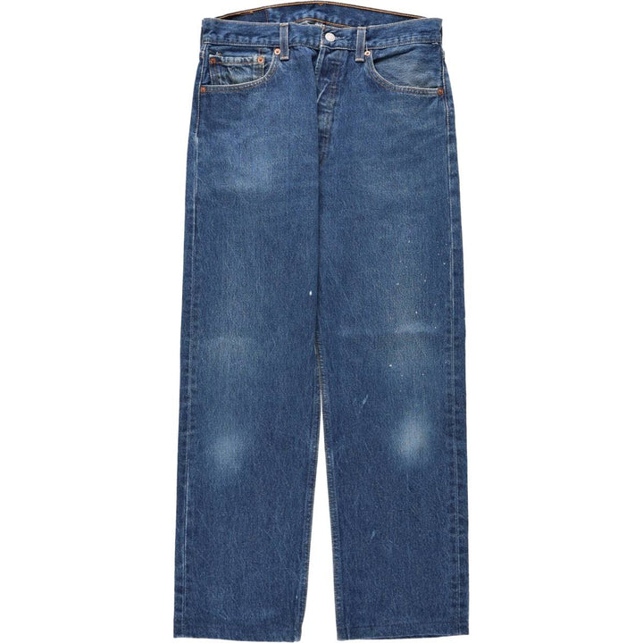 Levi's 501XX Straight Denim Pants, Men's Size W31 (approx.) cotton blue type Vintage Second Hand