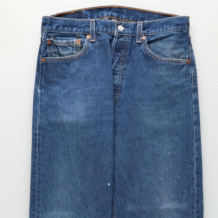 Levi's 501XX Straight Denim Pants, Men's Size W31 (approx.) cotton blue type Vintage Second Hand