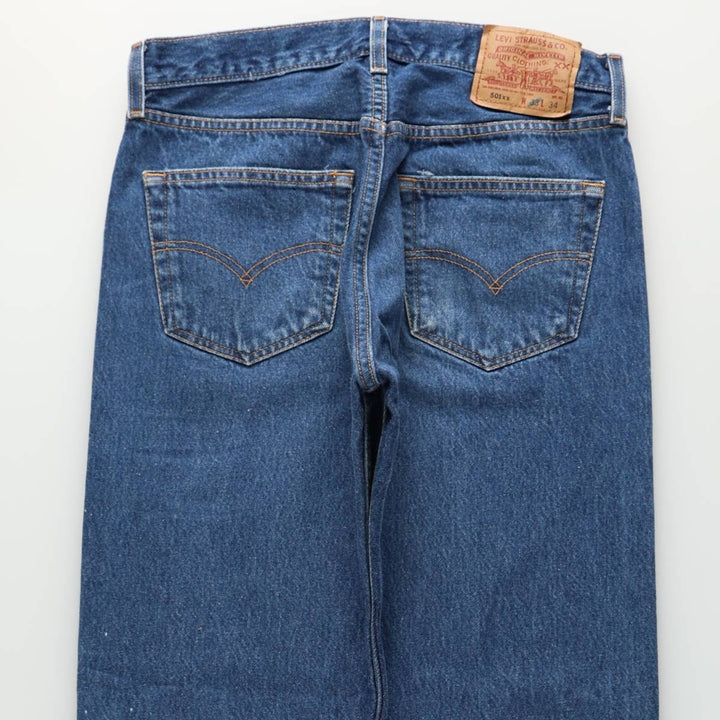 Levi's 501XX Straight Denim Pants, Men's Size W31 (approx.) cotton blue type Vintage Second Hand